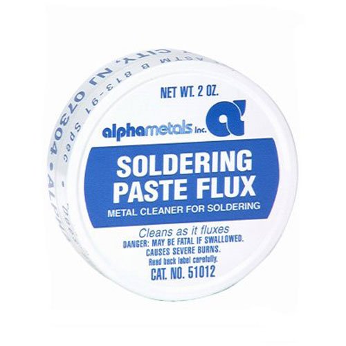 ALPHA METALS AM51012 Leaded Acid Paste, 2 oz