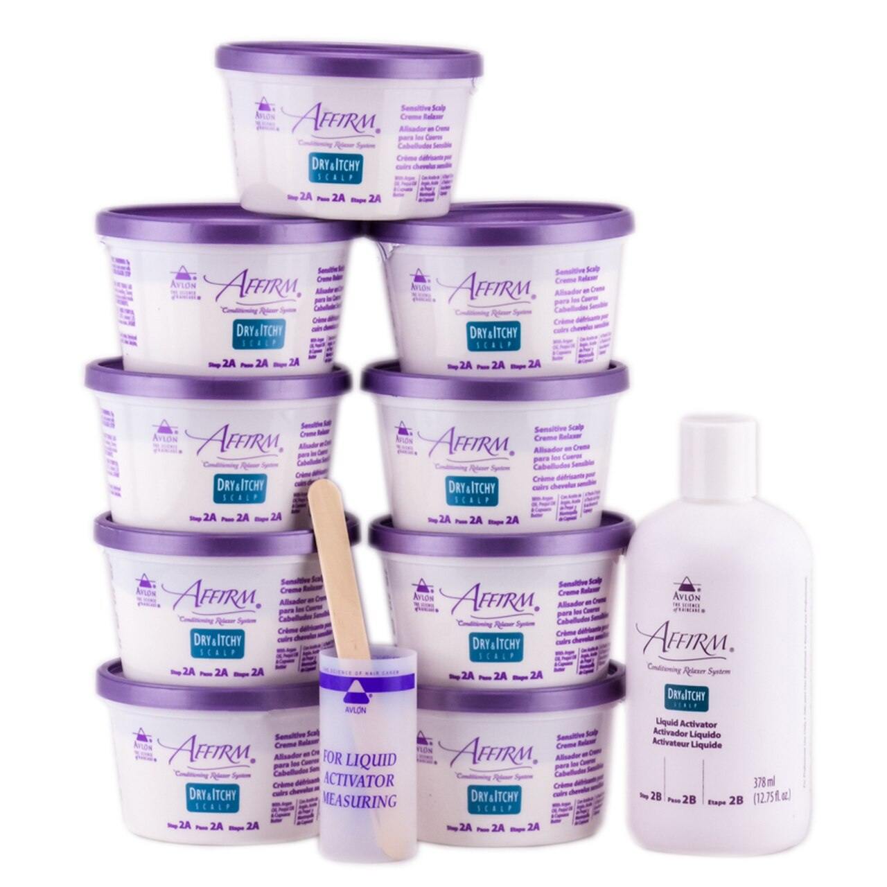 Affirm Dry & Itchy Conditioning Relaxer Kit 9app
