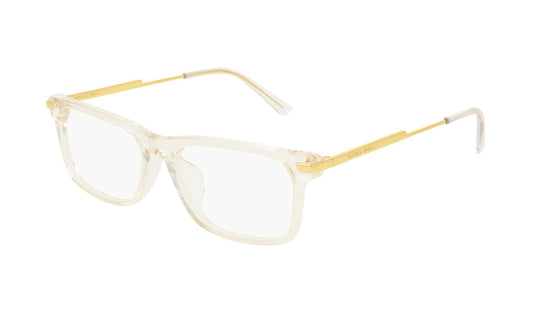 Frames Bottega Veneta 1040OA Black, Bottega Veneta, Frames, Gold, Medium, Mens, Non-Polarized, Plastic, Prescription, Rectangle