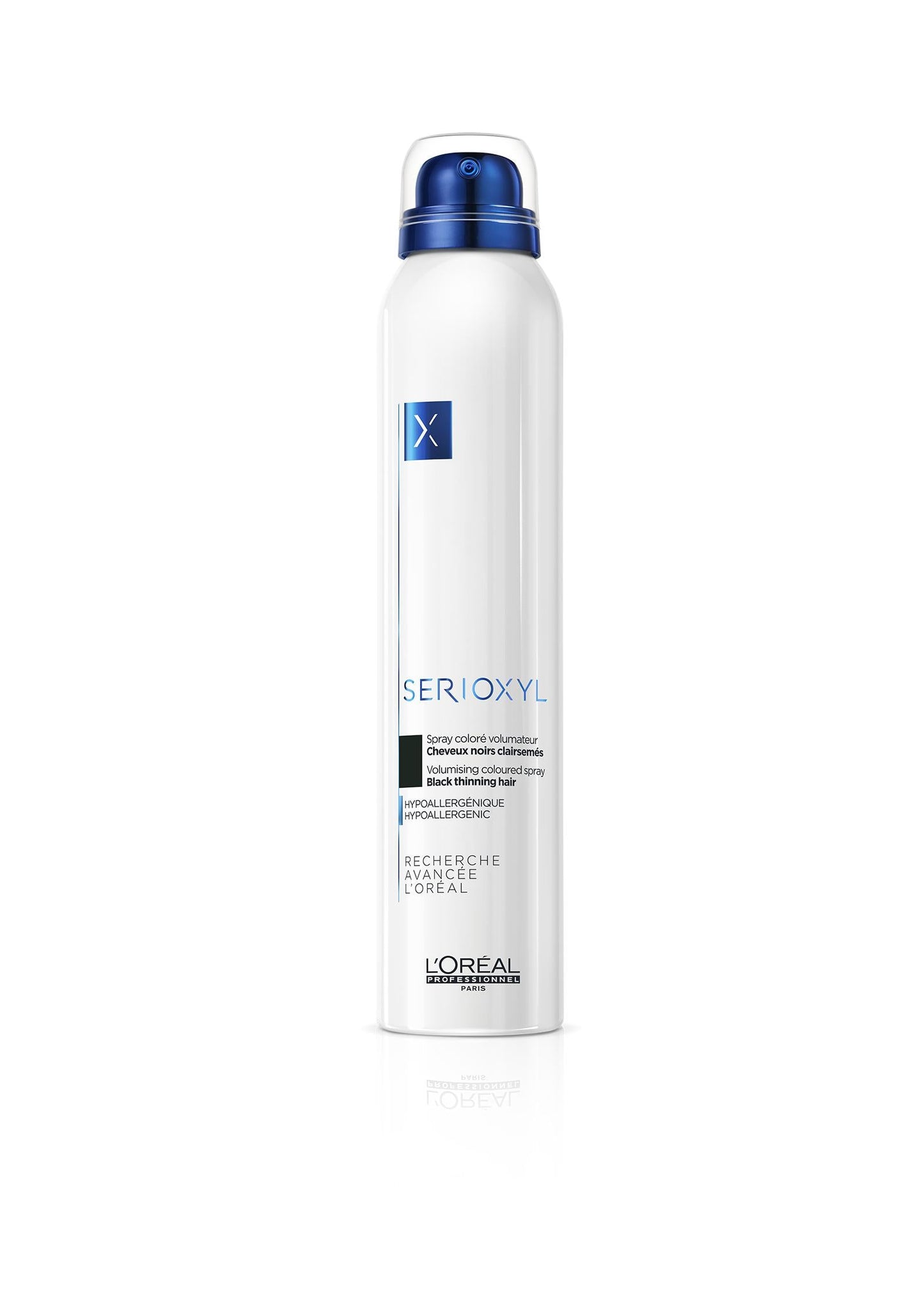 L'Oreal Professionnel Serioxyl Volumising & Bodifying Coloured Spray Black 136g