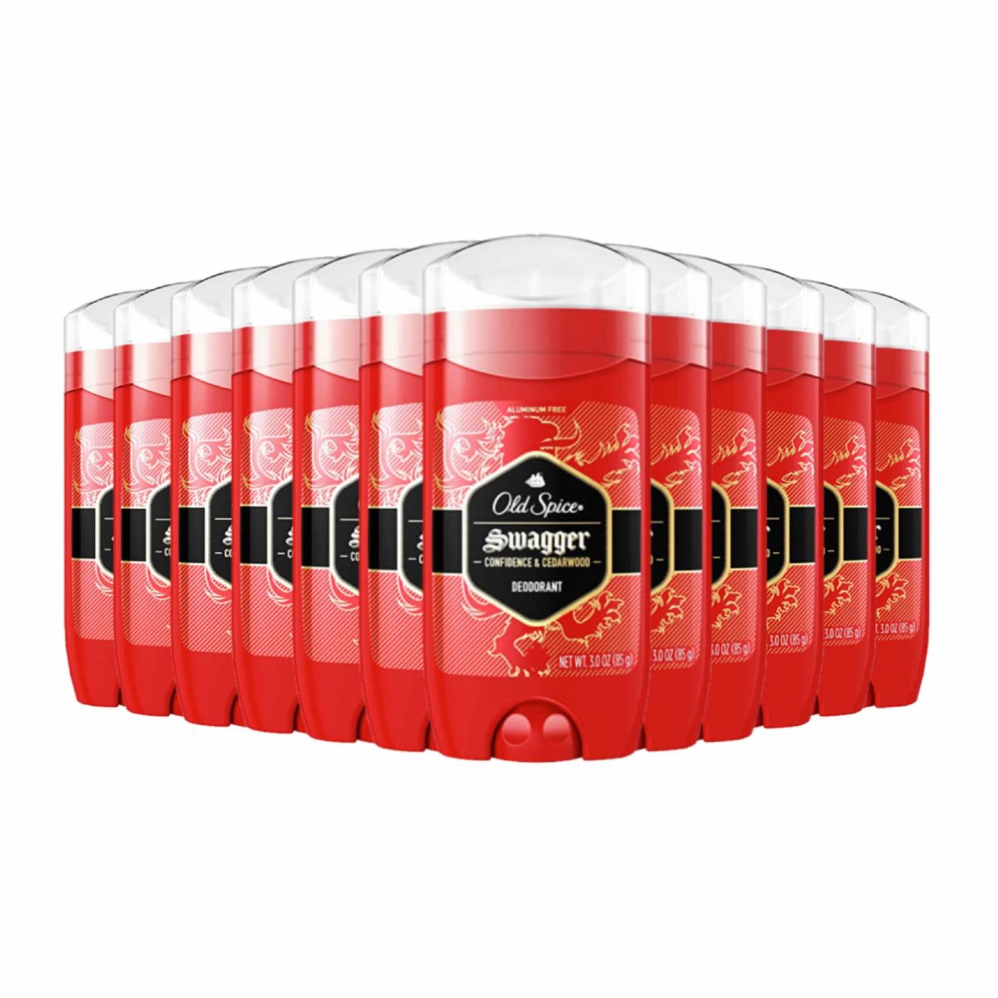 Old Spice Red Collection Swagger Deodorant for Men 3 oz - 12 Pack