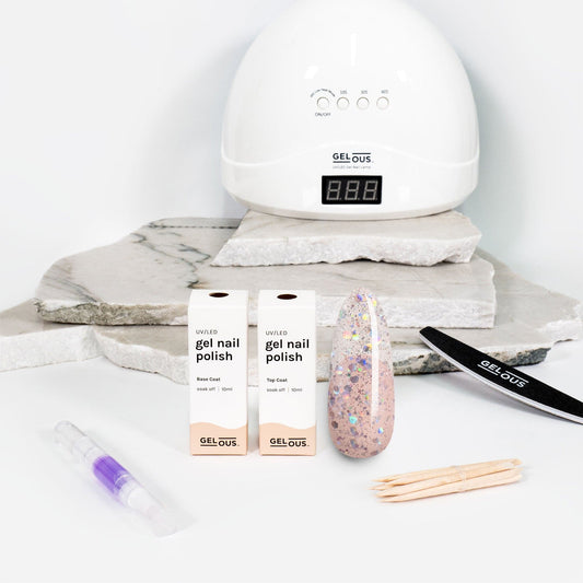 Gelous gel nail polish Ice Queen Essentials Pack - photographed in New Zealand