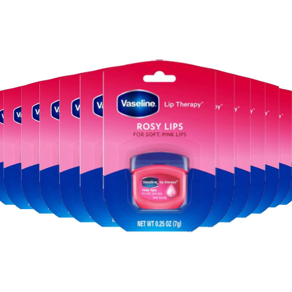 Vaseline Lip Therapy Rosy Lips Lip Balm 0.25 oz -32 Pack