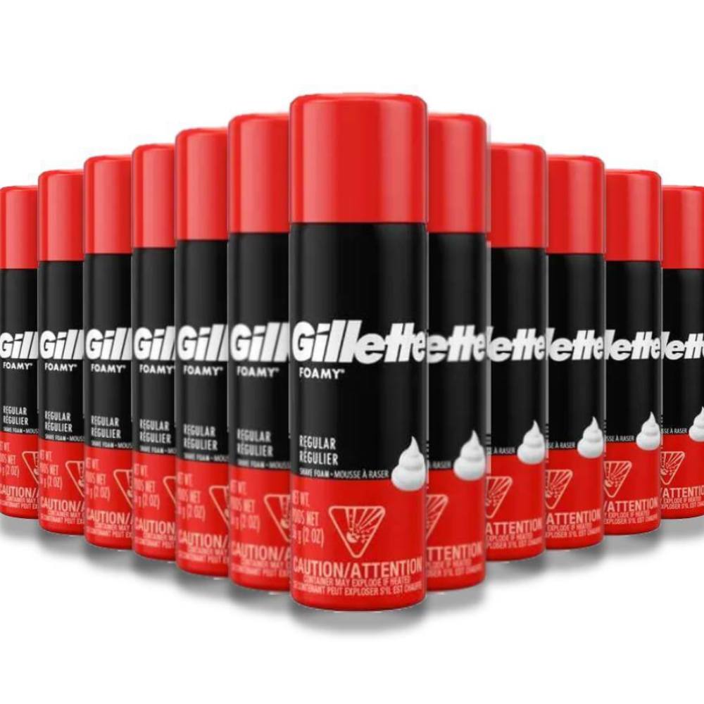 Gillette - Foamy Shave Cream - 2 Oz - 48 Pack