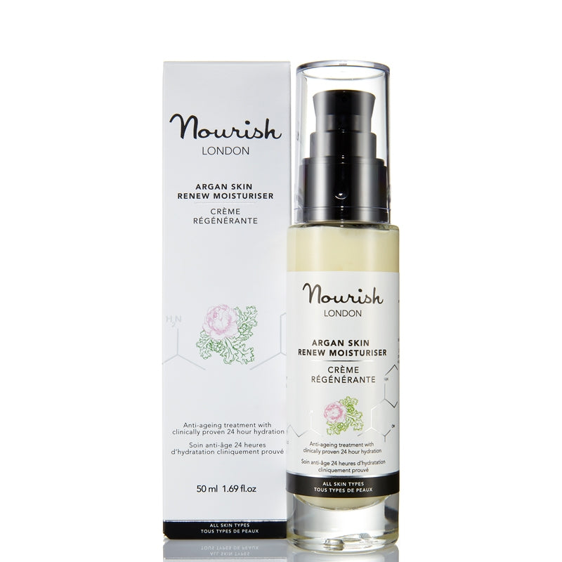 Nourish London Argan Skin Renew Moisturiser 50ml