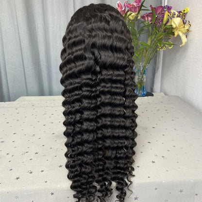 Transparent Lace Front Loose Deep Human Hair Wig