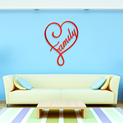 Family Heart Swirl