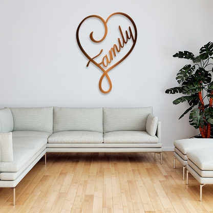 Family Heart Swirl