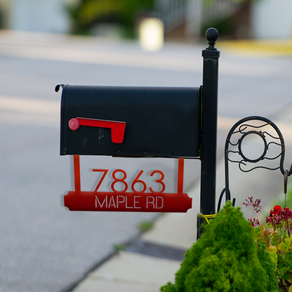 Slate Mailbox Sign