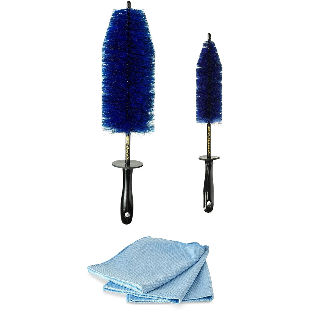 SR1 Performance Wheel Brush Kit with EZ Detail and Chrome Polishing Towels