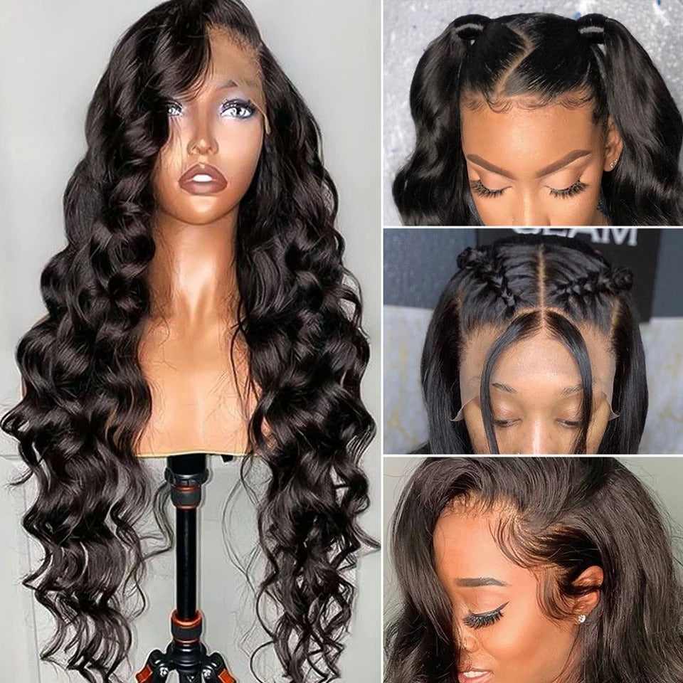 HD Lace Frontal Loose Body Wave Human Hair Wigs