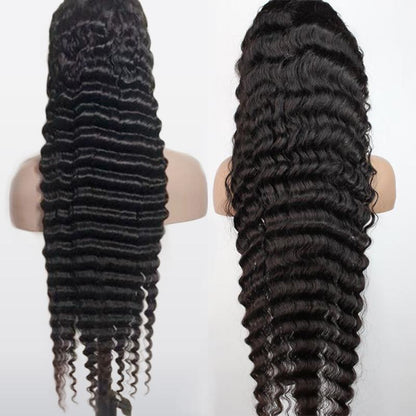 Transparent Lace Front Loose Deep Human Hair Wig