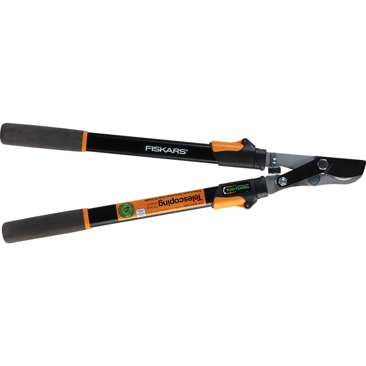 Fiskars Power-Lever 37 In. Steel Telescopic Bypass Lopper