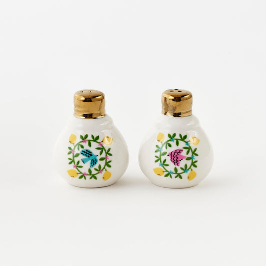 Bird Wreath Salt & Pepper Set