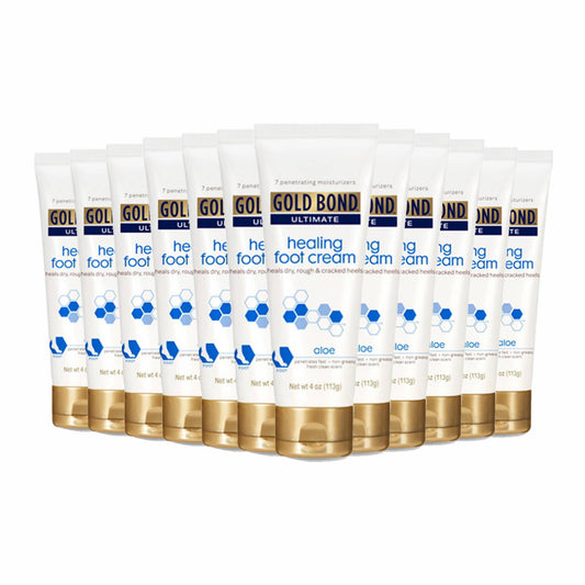 Gold Bond Healing Foot Hand and Body Lotions - 4oz - 12 Pack