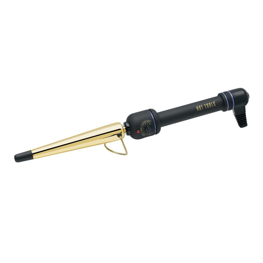 Hot Tools Gold 1" Tapered Curling Iron