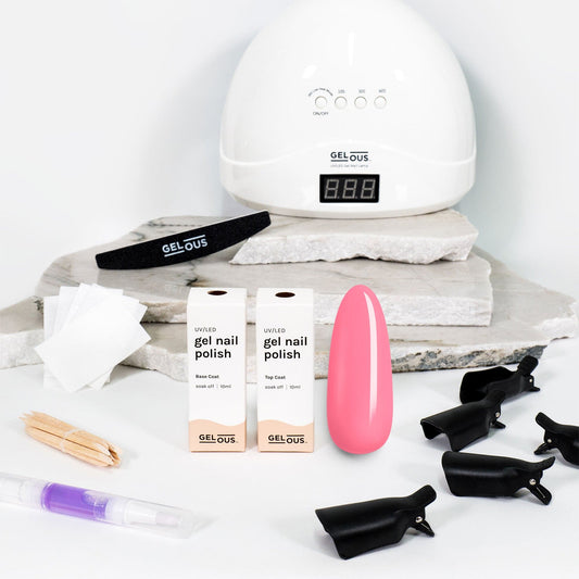 Gelous gel nail polish Girl Talk Starter Pack - photographed in New Zealand