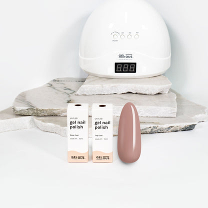Gelous gel nail polish Hit the Clay Basic Pack - photographed in New Zealand