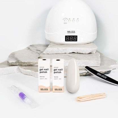 Gelous gel nail polish Milk and Honey Essentials Pack - photographed in New Zealand