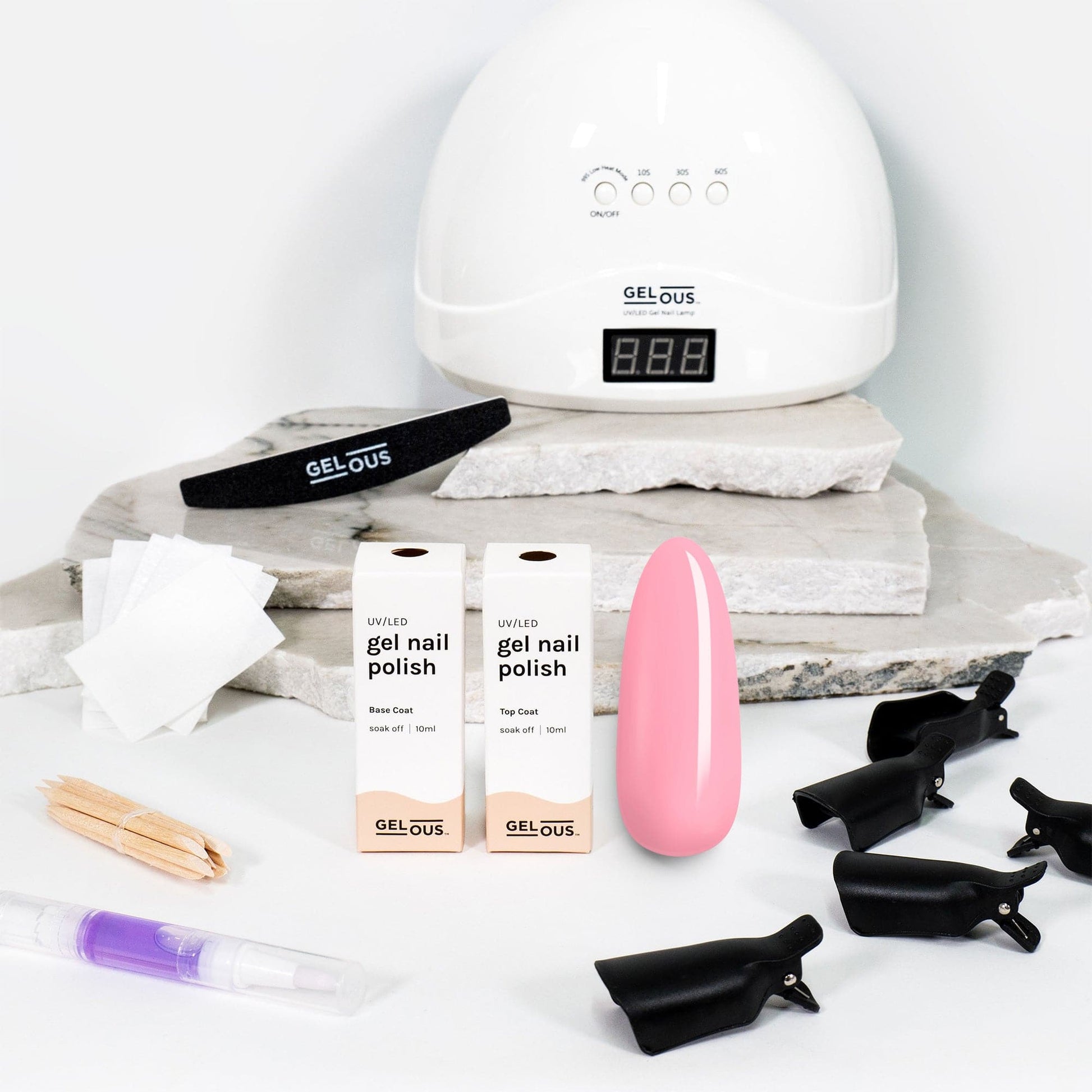 Gelous gel nail polish Pink Lady Starter Pack - photographed in New Zealand