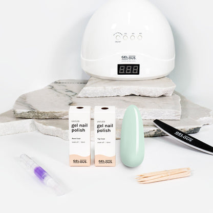 Gelous gel nail polish That's Mint Essentials Pack - photographed in New Zealand