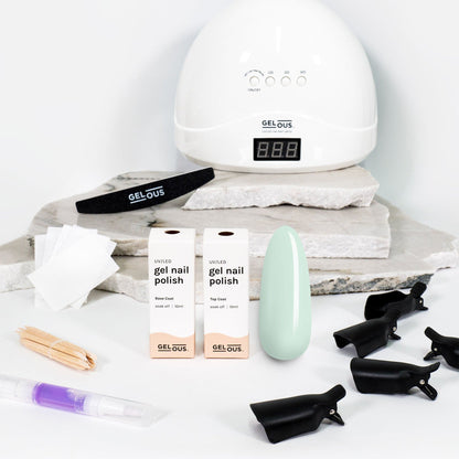 Gelous gel nail polish That's Mint Starter Pack - photographed in New Zealand