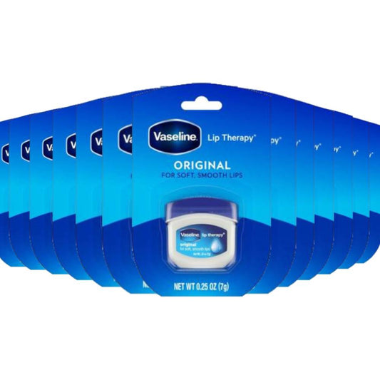 Vaseline Lip Therapy Fragrance free Original  0.25 oz -32 Pack