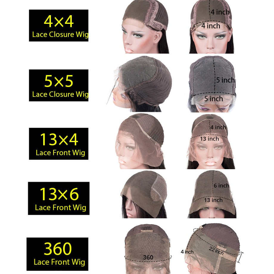 Water Wave Lace Front Wig 4x4 5x5 Lace Closure Wig 13x4 13x6 Hd Lace