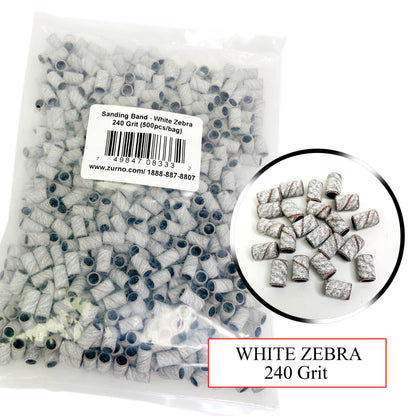 Sanding Band - White Zebra & Aluminum Oxide