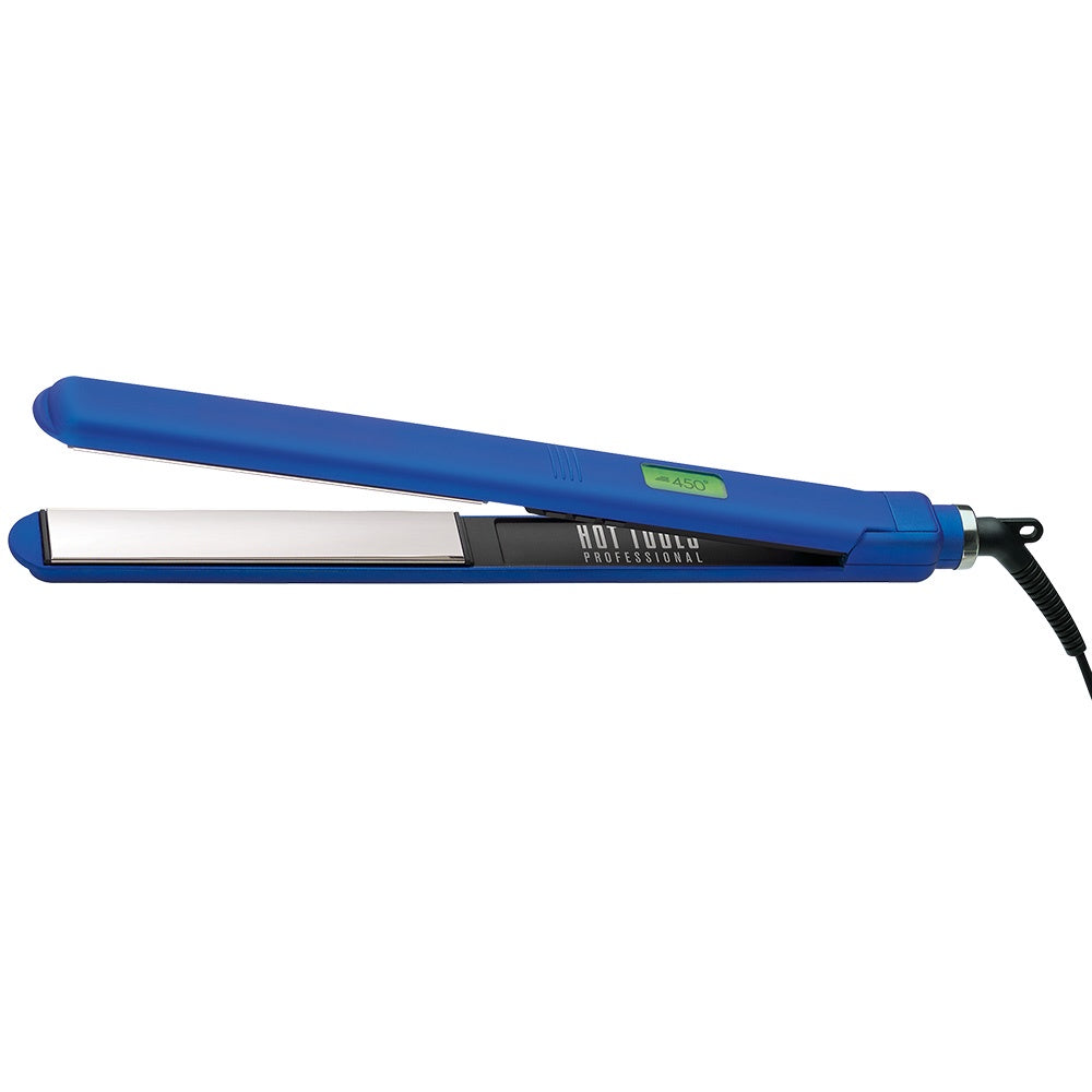 Hot Tools Radiant Blue Titanium 1" XL Salon Flat Iron