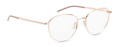orgreen eastern eyeglasses eyewear glasses eastern titanium handmade in japan danish design scandinavian round female women metal classic lightweight thin strong durable 1114 shiny rose gold