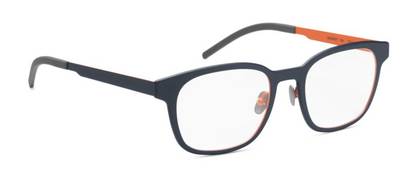 orgreen mcdermott glasses eyewear eyeglasses handmade japan danish design male men square titanium lightweight comfortable strong 1206 matte navy blue orange