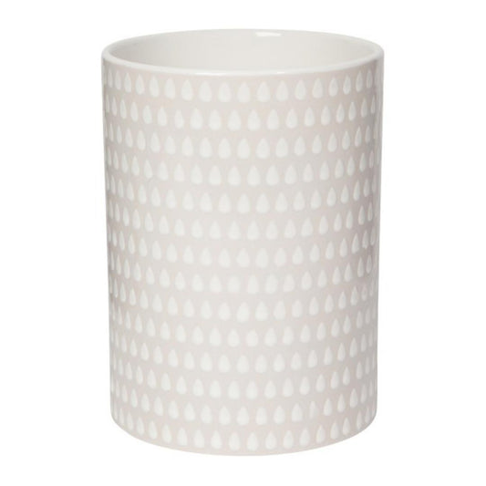 Cloudburst Utensil Crock - White