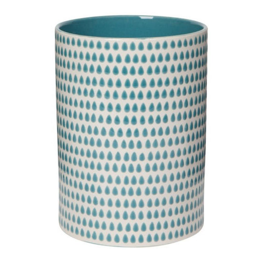 Cloudburst Utensil Crock - Lagoon