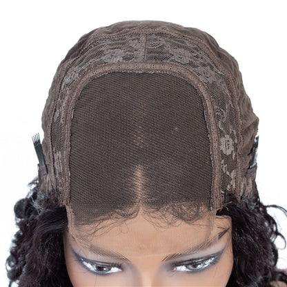 Curl 4x4 Short Bob 13x4 Lace Front Human Hair Wig